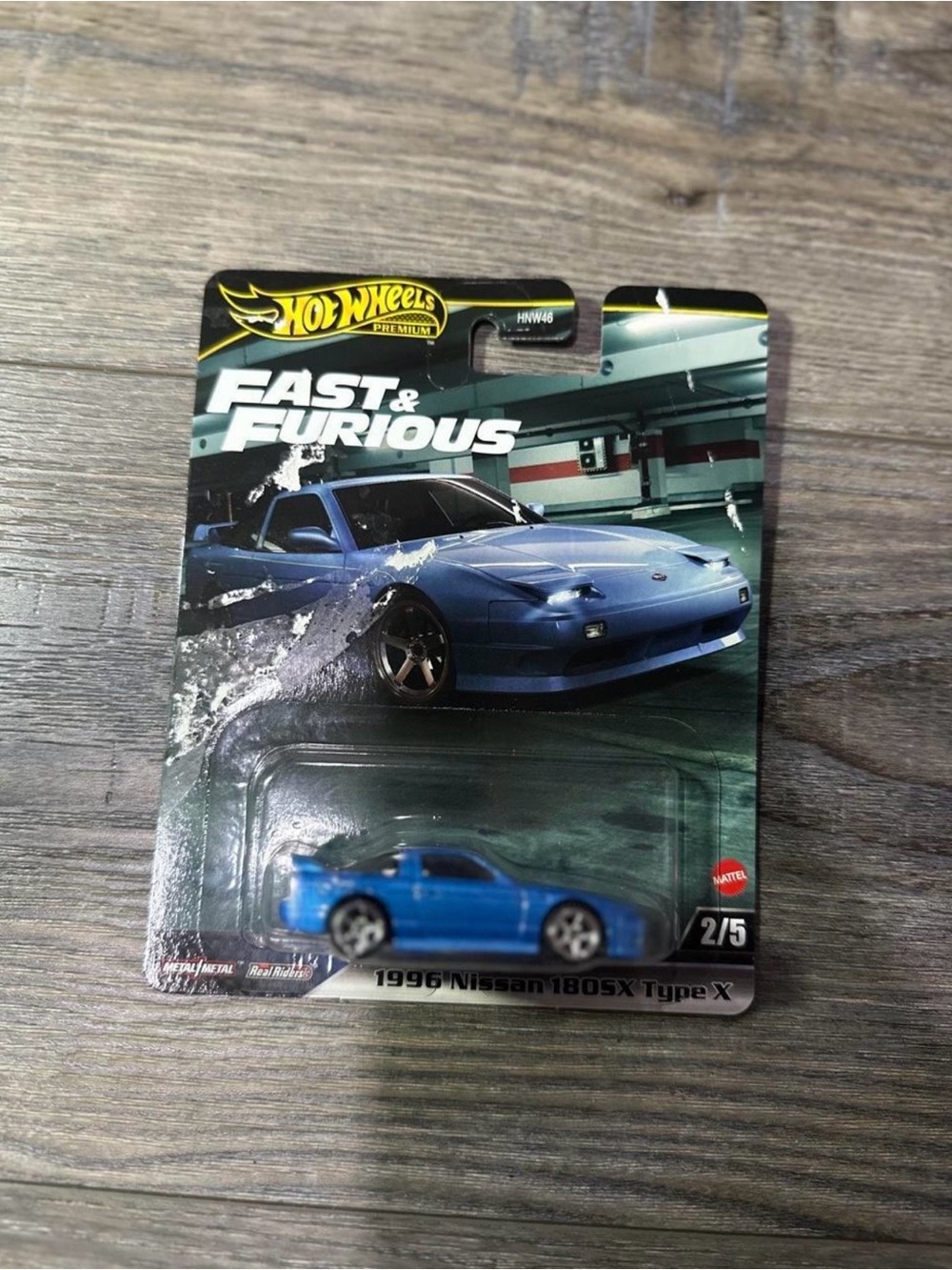 Hot Wheels Fast & Furious 1996 Nissan 180SX Type X - Blue